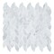Andova Tiles Channing Elongated Hex 1" x 2.5" Marble Honeycomb Mosaic Wall & Floor Tile ANDCHA135 - alternate 4